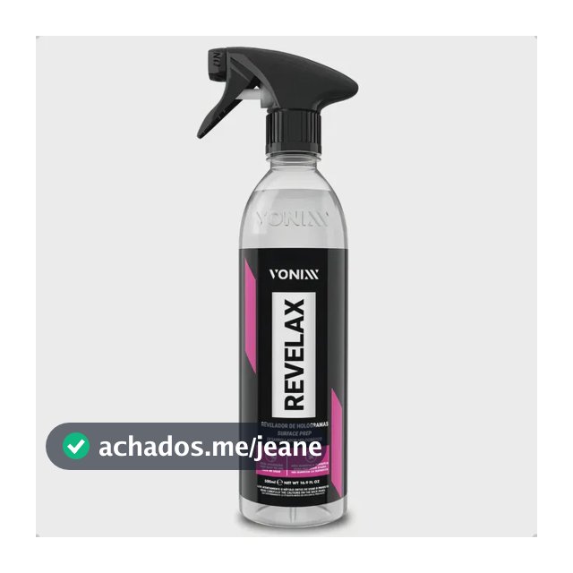 Revelador De Hologramas Revelax Vonixx 500ml