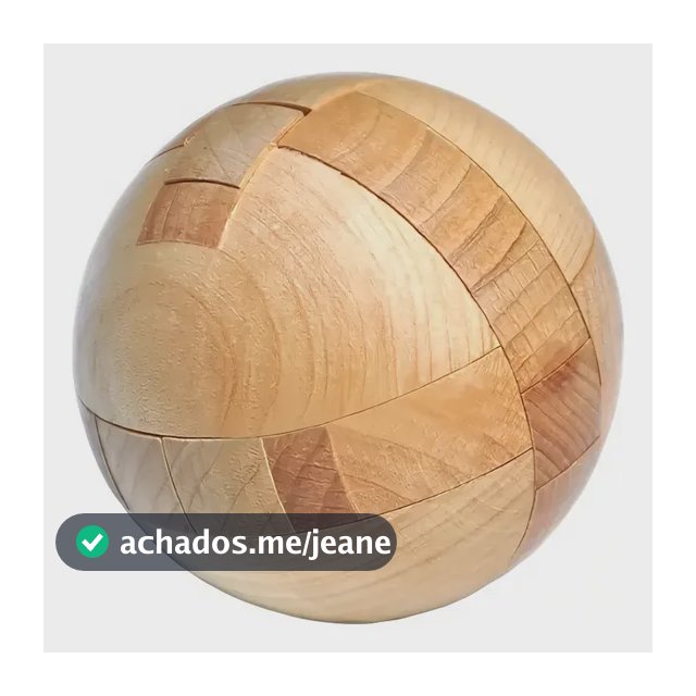 Quebra-cabeça 3d Bolas De Madeira Educativo
