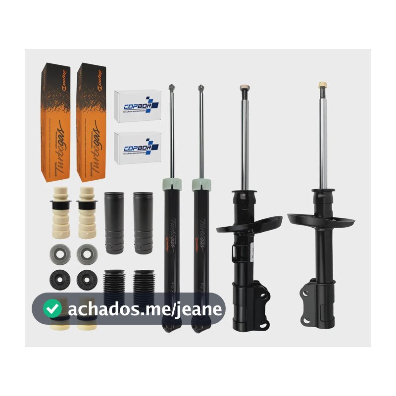 Kit Com 04 Amortecedor E Batente Onix Prisma Joy 2013 A 2019