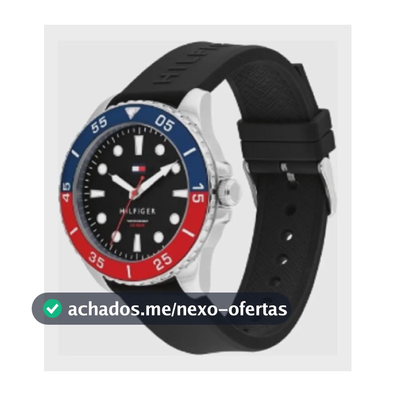 Relógio masculino Tommy Hilfiger Oceanic 1792201 preto