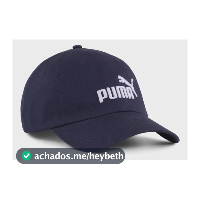 Boné Masculino e Feminino ESS No.1 Logo Baseball Azul Marinho Puma