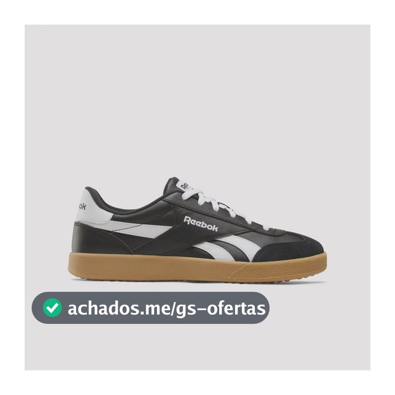 Tênis Masculino Smash Edge Reebok Preto Liso 39 Br