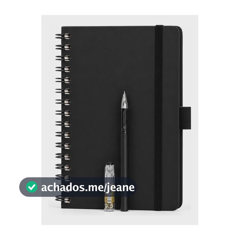 Caderneta Moleskine A5 Executiva Sem Pauta Caderno + Caneta Moleskine + Caneta