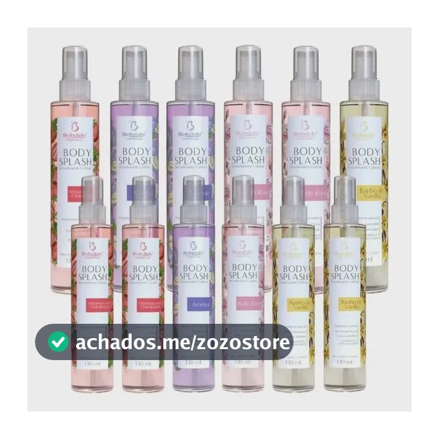 Kit 12 Body Splash Bio Instinto Perfume Corporal Atacado Cx Sortidas