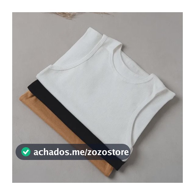 Kit 3 Regatas Femininas Caneladas Algodão Premium
