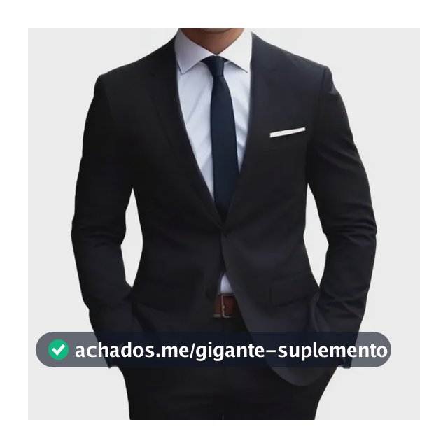 Terno Italiano Slim, Promoção Imperdível Todas As Cores Preto 48 / Calça 42