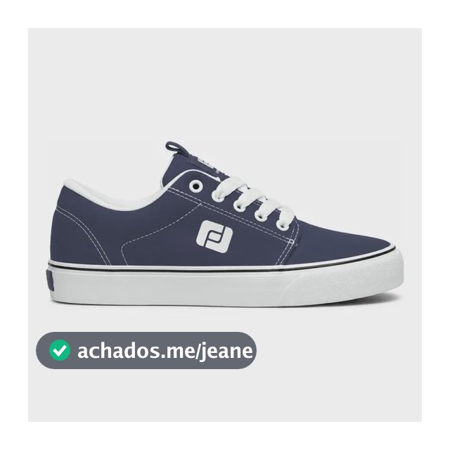 Tênis Skate Freeday Combat Masc/fem - Diversas Opções + Nf Marinho/branco 37 Br