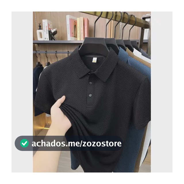 Camisa Polo Texturizada Old Money Masculina Casual Importada