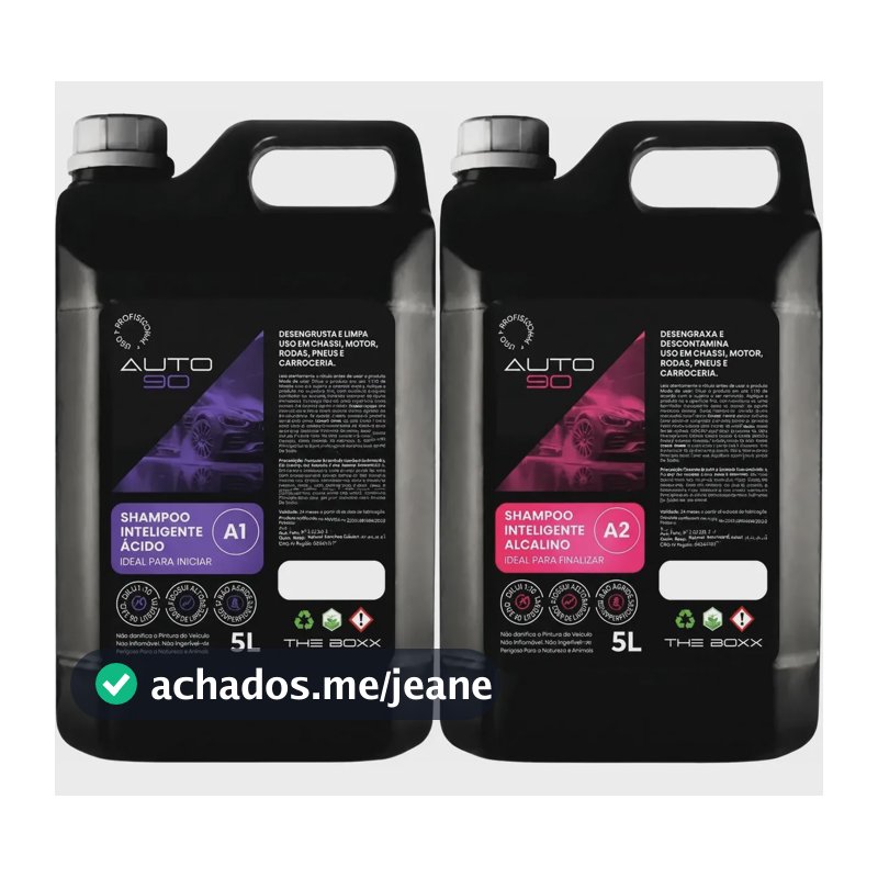 Shampoo De Carro Auto90 10l  Desincrustante + Desengraxante