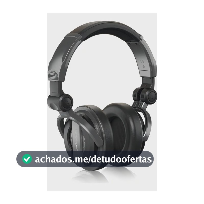Fones de ouvido Behringer Bdj 1000 Black