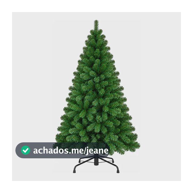 Árvore De Natal Pinheiro Canadense 2,10m 1200 Galhos Verde Verde