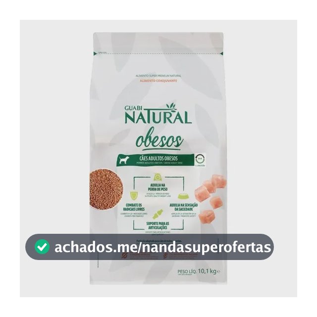 Ração Guabi Natural Cães Adultos Obesos 10,1Kg