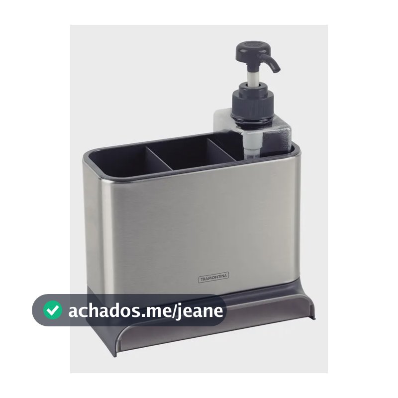 Suporte Para Pia Tramontina Plurale Aço Inox Organizador Cor Cinza-escuro