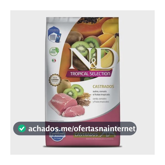Ração Farmina N&d Tropical Gato Castrado Suíno 7kg