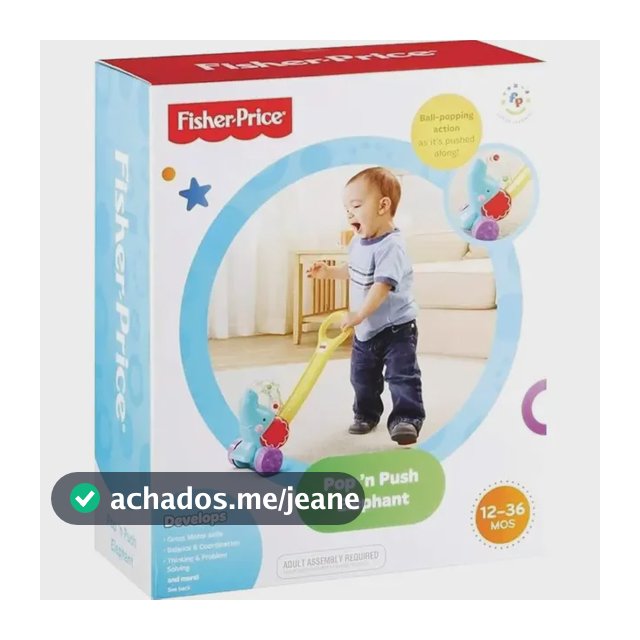 Brinquedo para Bebês Elefante Bolinhas Divertidas Fisher-Price Mattel