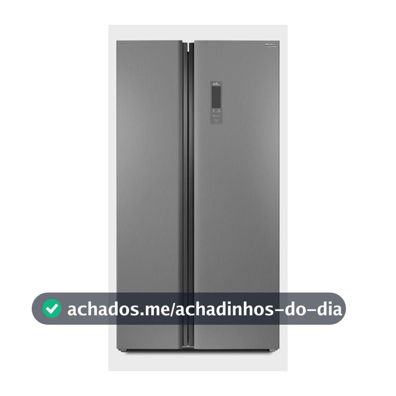 Philco geladeira inverter frost free PRF535I inox com freezer 437l