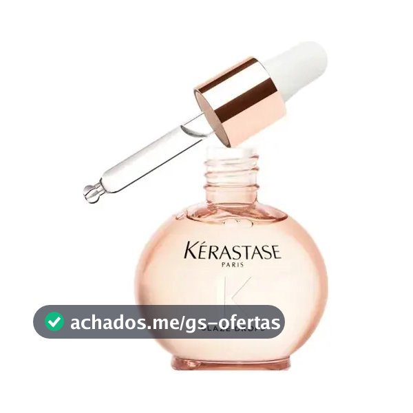 Óleo Capilar Kérastase Gloss Absolu Glaze Drops, Brilho Intenso Para Cabelos, Controle de Frizz, 45ml