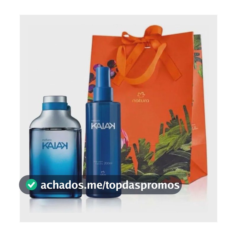 Presente Kit Kaiak Clássico Natura Tradicional Masculino Original