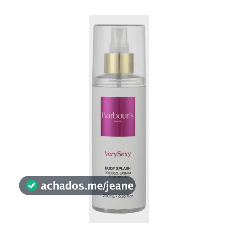 Body Splash Barbour’s Beauty Very Sexy Feminino 200ml Floral Gourmand