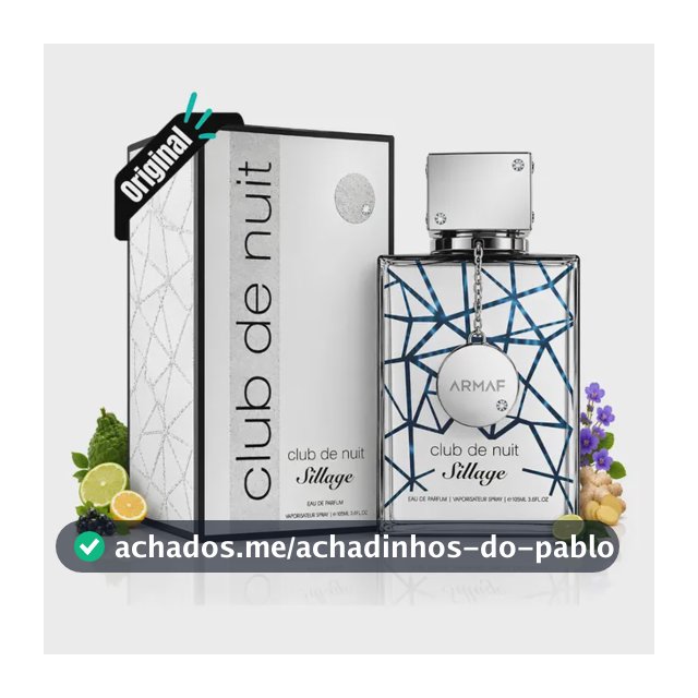 Perfume Árabe Armaf Club De Nuit Sillage Edp 105ml Masculino