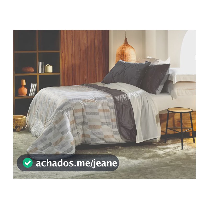 Coberdrom Edredom Grosso Dupla Face Blend Conforto solteiro Altenburg