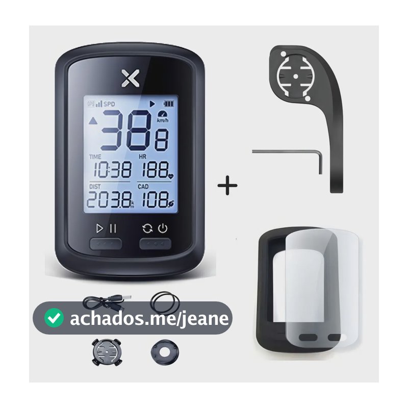 Gps Ciclocomputador Gps Xoss G+ Smart/ Cor Preto