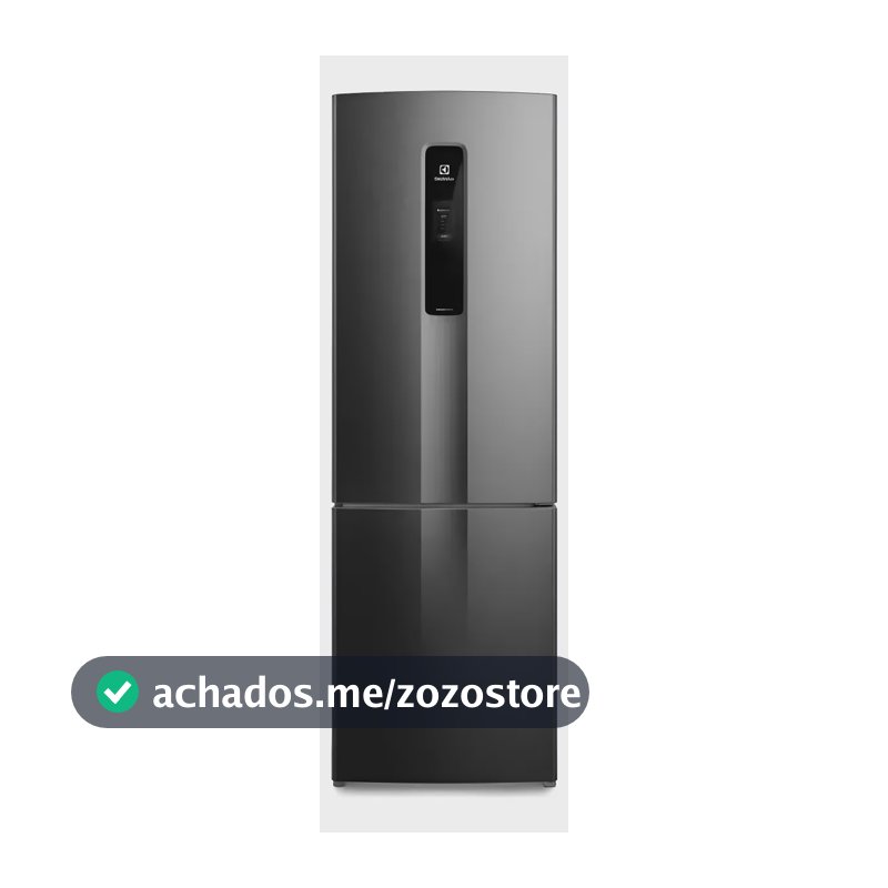 Geladeira Electrolux Frost Free Inverter 400l Ib6b Bivolt Black Inox Look