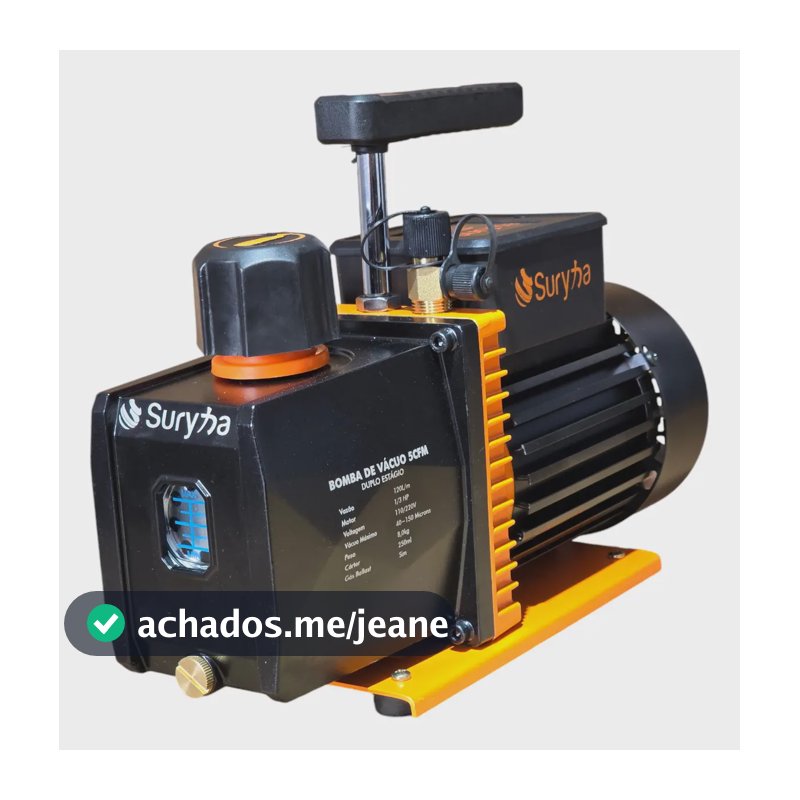 Suryha 5CFM duplo estágio bomba de vácuo