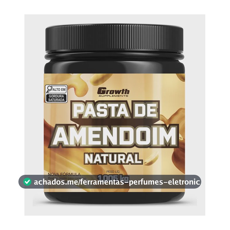 Pasta De Amendoim Integral Torrado 1kg Growth Supplements Natural
