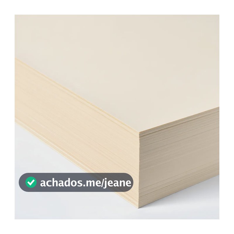 Papel Pólen A4 80g 210 X 297mm 250 Folhas Escritório Bege