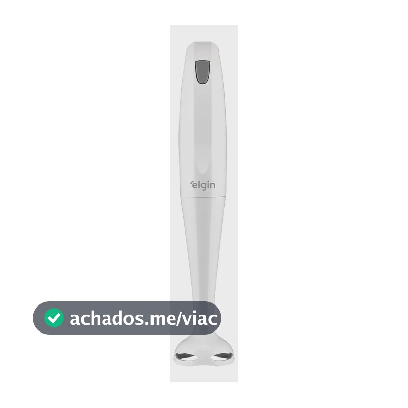 Mixer De Mão Portátil Branco 200w Com Copo 700ml MIX1002 Elgin