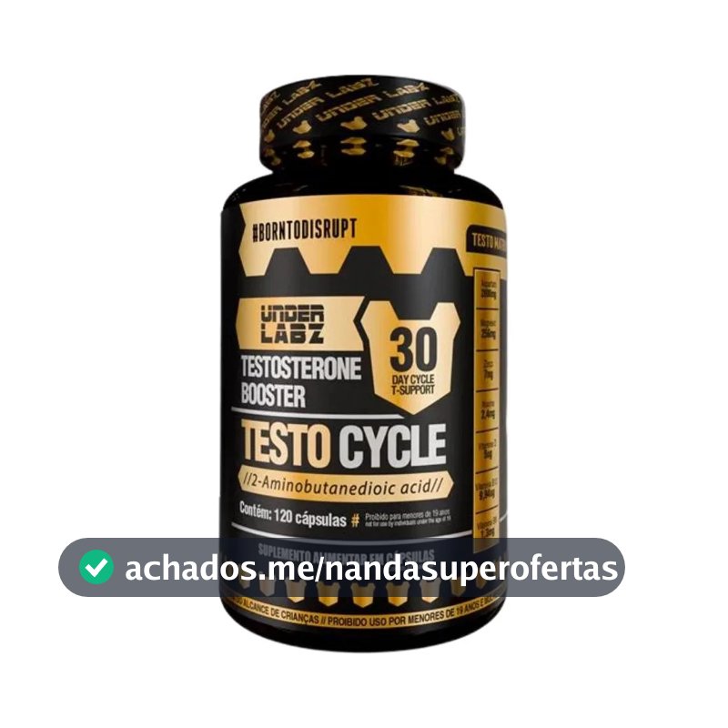 Suplemento Under Labz Suplemento Alimentar Testo Cycle en cápsula sabor sem sabor de 120 un
