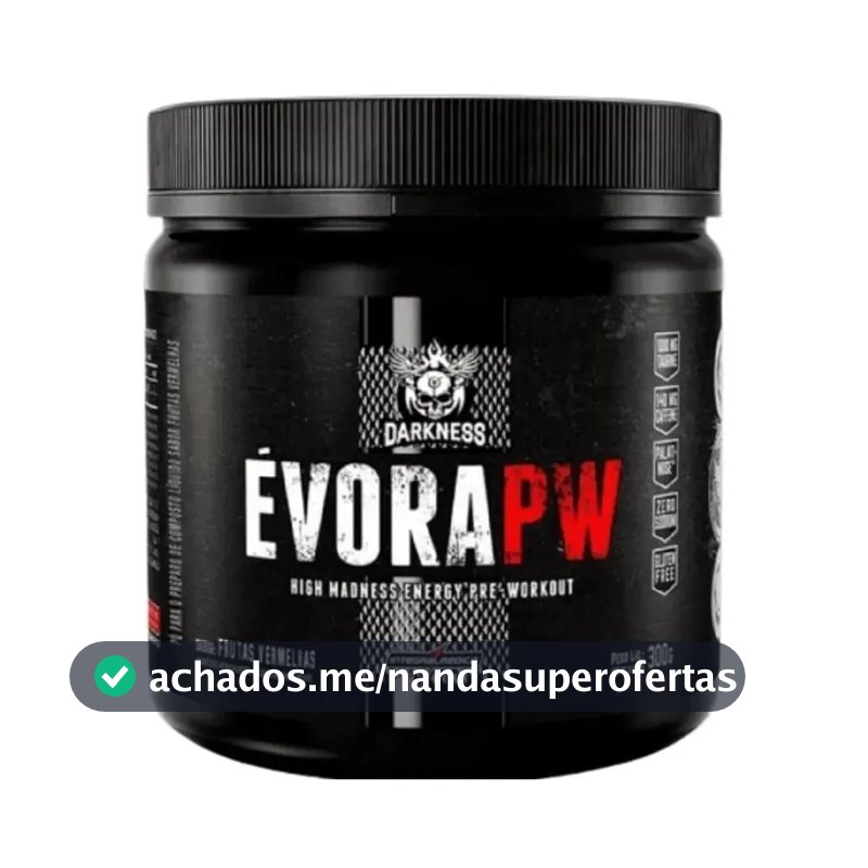 Evora Pw - Pré Treino (300g) Integralmedica Sabor Frutas Vermelhas