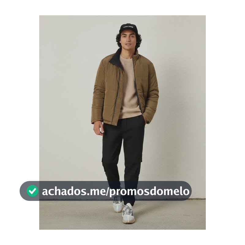 Jaqueta Masculina Hering Dupla Face Comfort Verde/ Preto G Lisa