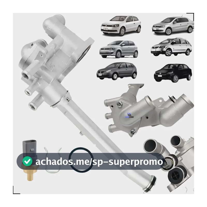 Cavalete Válvula Termostática Completa Aluminio Gol G5 Flex
