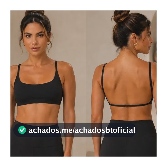 Top Faixa Treino Costas Bojo Removivel Em Suplex 17 Cores
