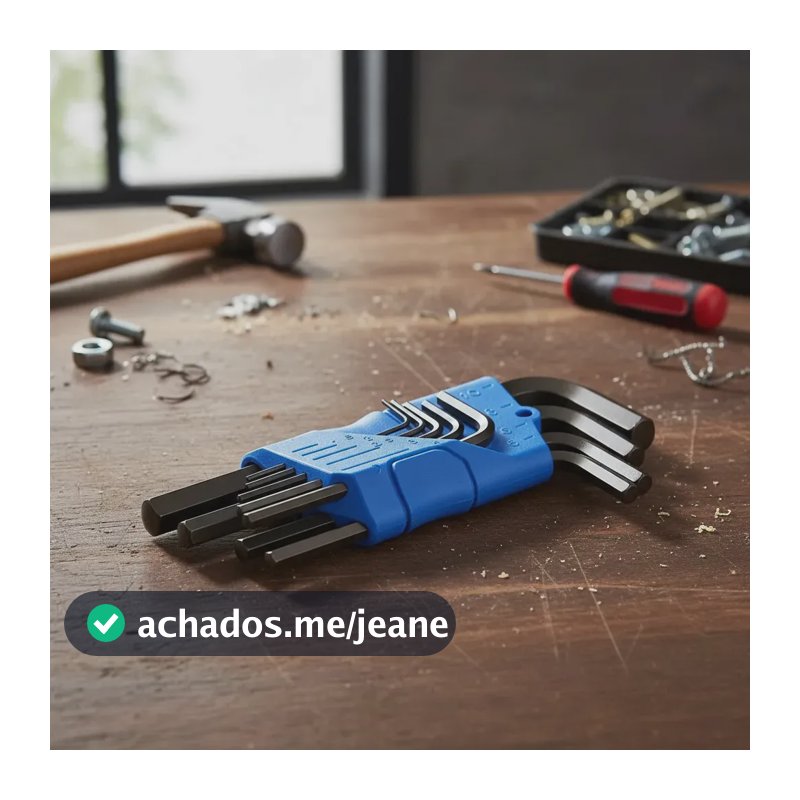 Jogo De Chave Allen Curta De 1.5 A 10 Mm Com 9 Peças Gedore