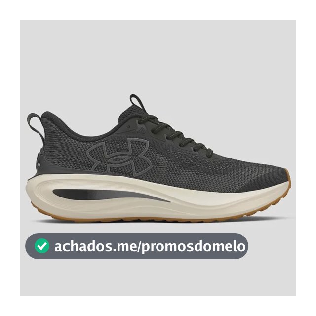 Tênis Masculino Charged Skyline 5 Under Armour Preto Liso 41 Br