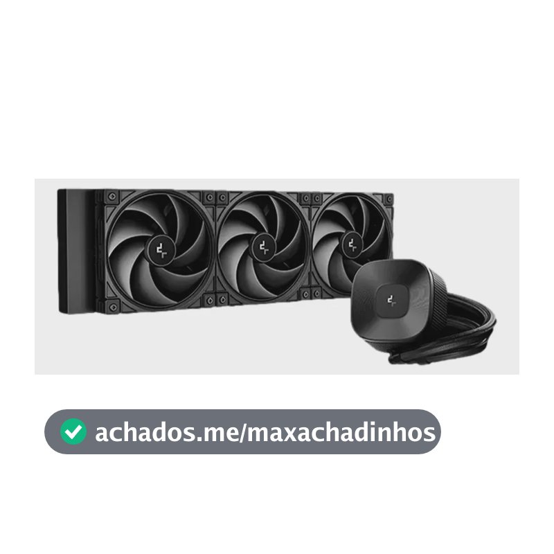Refrigeração preta Deepcool Le360 V2 Zero Black 3400 Rpm