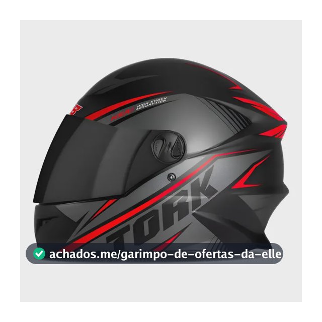 Capacete Moto Pro Tork Fechado Viseira Fumê Street Promoção