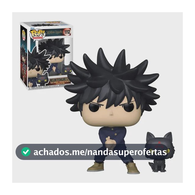Boneco Funko Animation Jujutsu Kaisen Megumi Com Dog