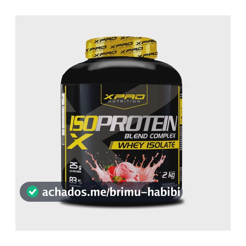 Whey protein Musclebox Iso Blend Complex zero açucar Low em pó sabor Morango x 2kg