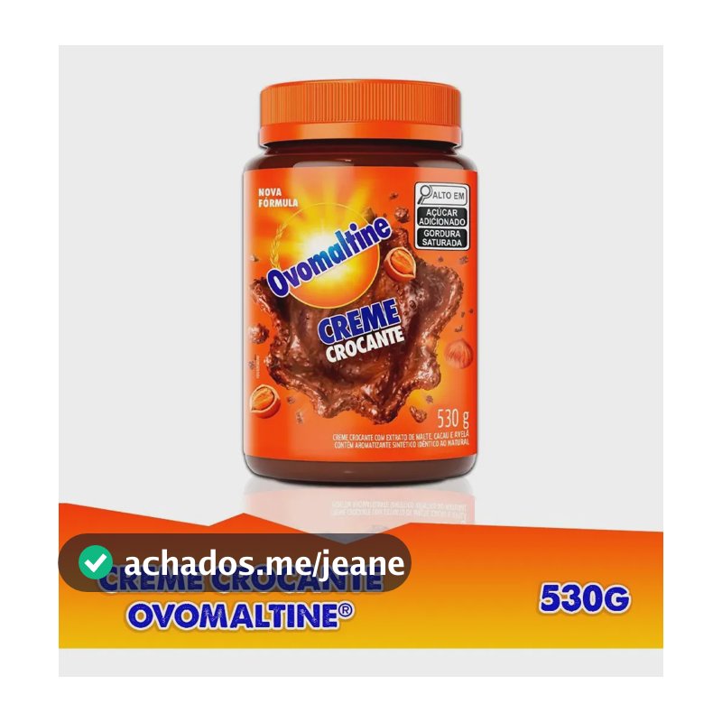 Creme Crocante Ovomaltine 530g