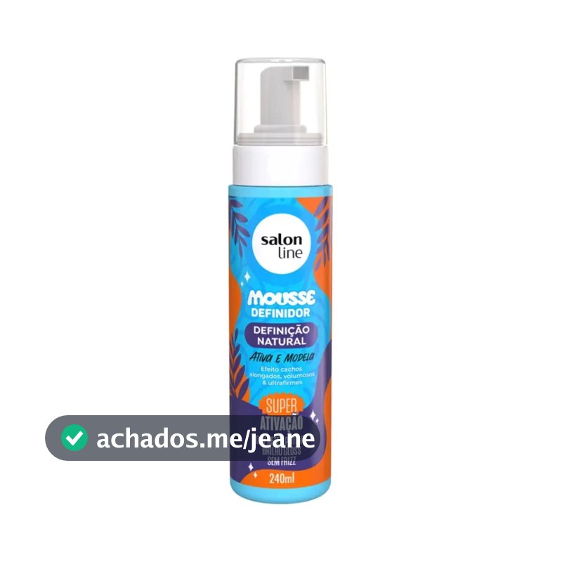 Espuma capilar Salon Line para definir rulos definición natural 240 ml