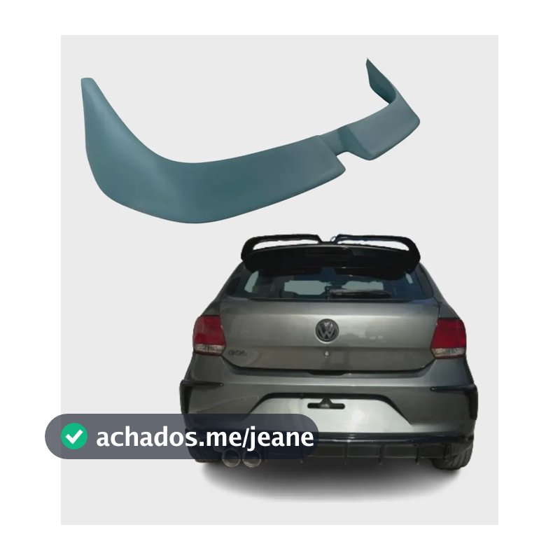 Aerofólio Gol G6 Oettinger  Acabamento Premium Cinza