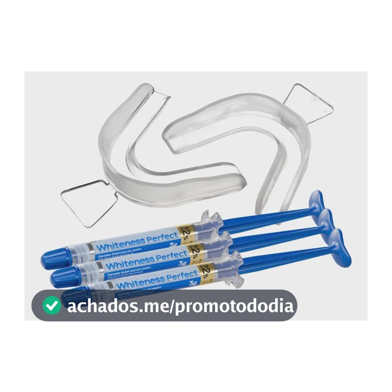 3 Gel Dental Clareador Sorriso Branco E Perfeito 22 Brinde