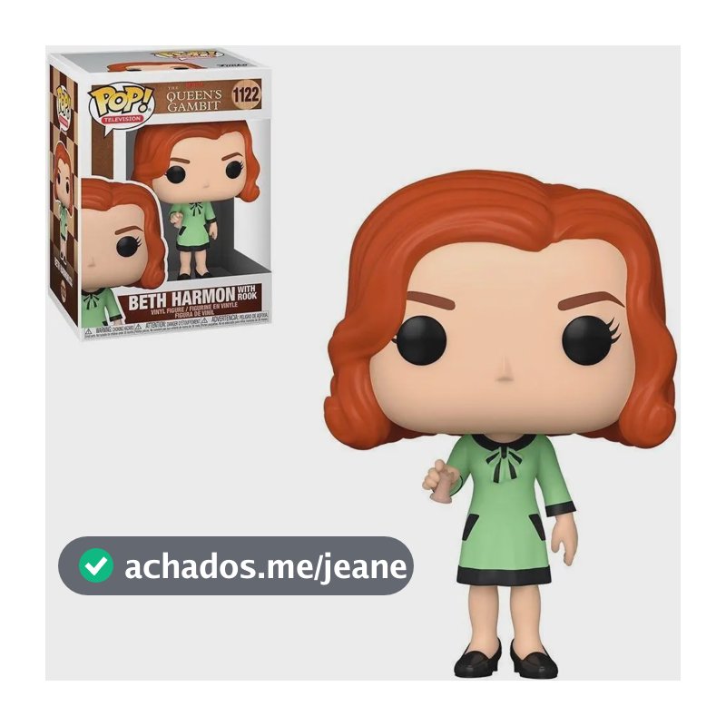 Funko Pop Beth Harmon With Rook 1122 - Gambito Da Rainha