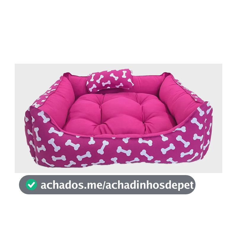 Cama Para Cachorro Gato Caminha Pet 57x53x14 Lavável Máquina