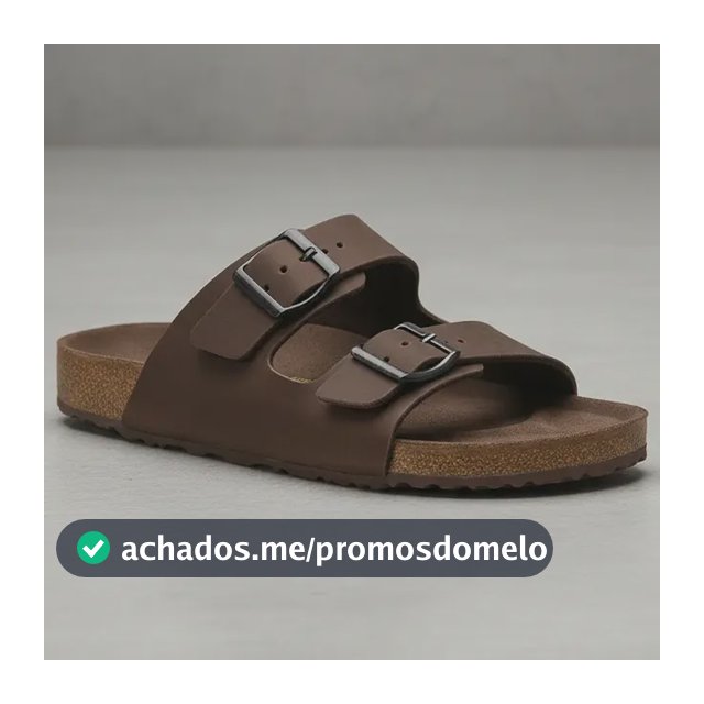 Sandália Masculina Chinelo Em Couro Legitimo Direto Fabrica