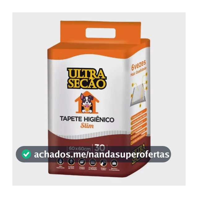 Great Pets - Tapete Higiênico Ultra Secão 60x60